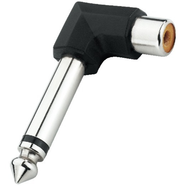 IGTEK - MONACOR NTA-175A ADATTATORE RCA FEMMINA > JACK 6,4MM MONO ANGOLATO