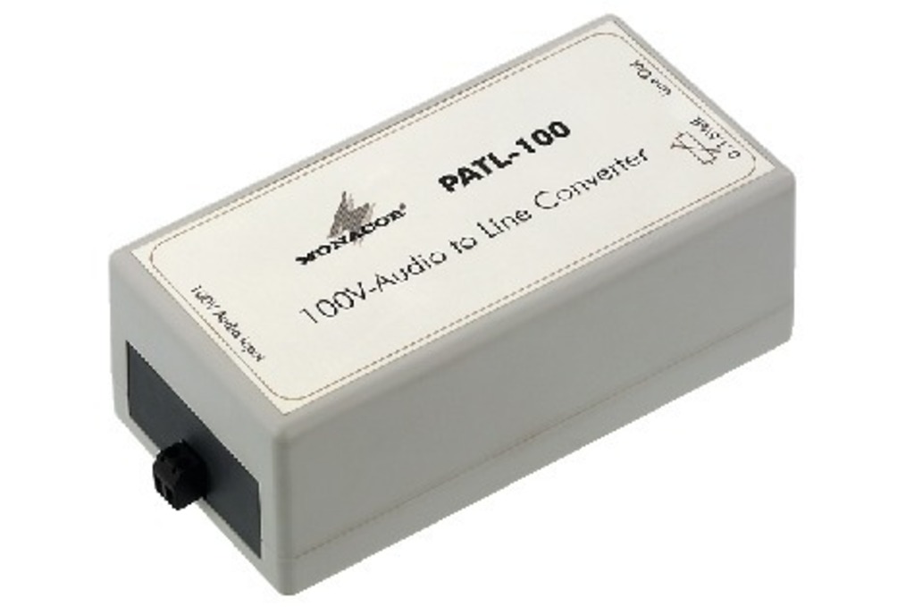 IGTEK - MONACOR PATL-100 CONVERTITORE COLLEGARE SORGENTE 100V CN APPARECCH INGRESSO LINE IGTEK - MONACOR PATL-100 CONVERTITORE COLLEGARE SORGENTE 100V CN APPARECCH INGRESSO LINE