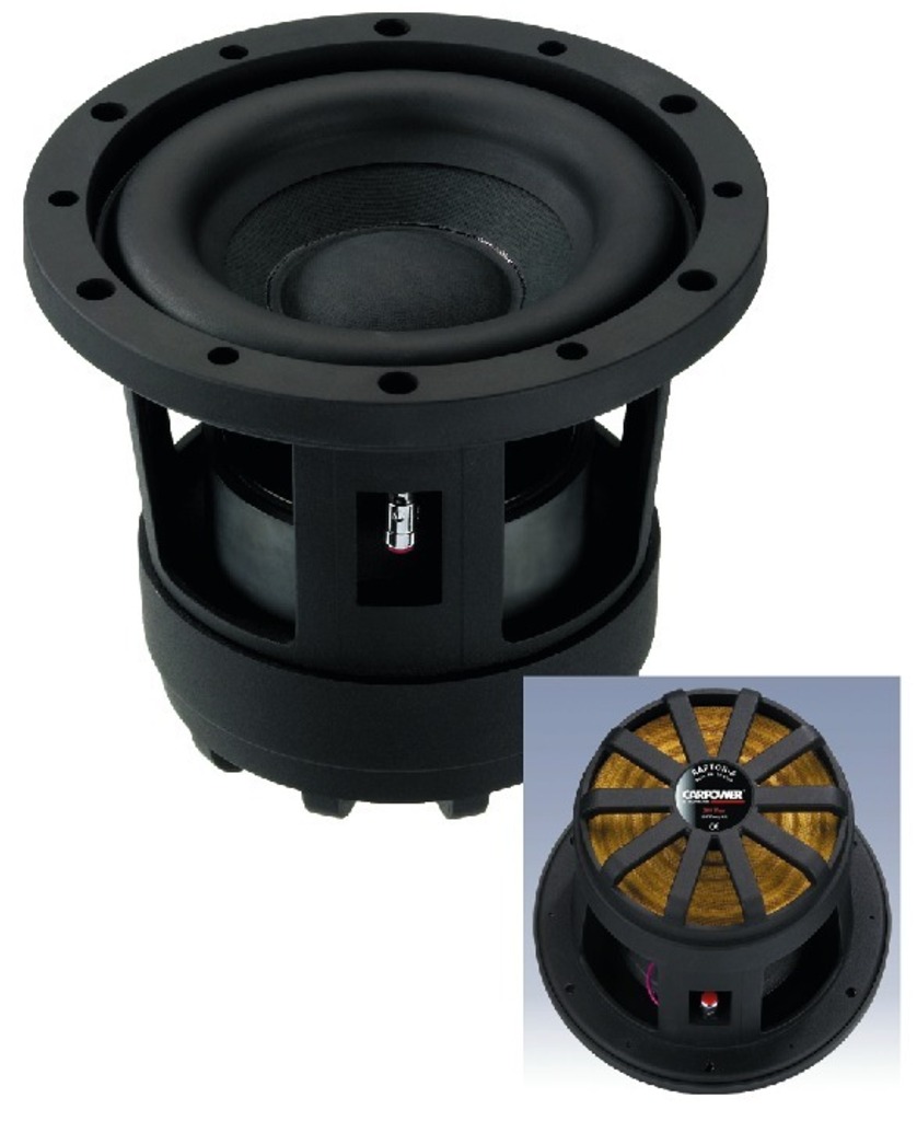 IGTEK - CARPOWER RAPTOR-6 SUBWOOFER 16,5CM 6,5" 300 WATT SVC 4OHM PROFESSIONALE AUTO