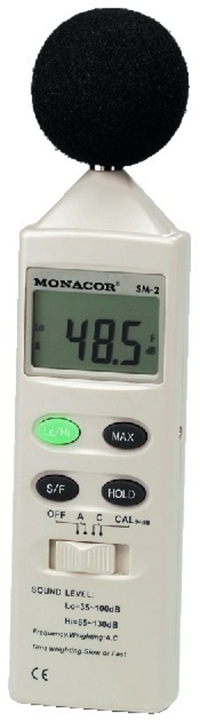 IGTEK - MONACOR SM-2 MISURATORE TESTER DEL LIVELLO SONORO - CAMPO DI MISURA 35-130 DB