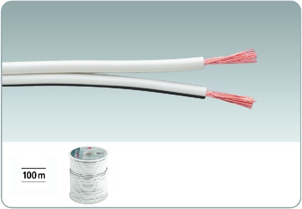 IGTEK - MONACOR SPC-70/WS 1 METRO CAVO PER ALTOPARLANTI RIVESTITO IN RAME -CONNETTORE 2X 0,75MM2 IGTEK - MONACOR SPC-70/WS 1 METRO CAVO PER ALTOPARLANTI RIVESTITO IN RAME -CONNETTORE 2X 0,75MM2