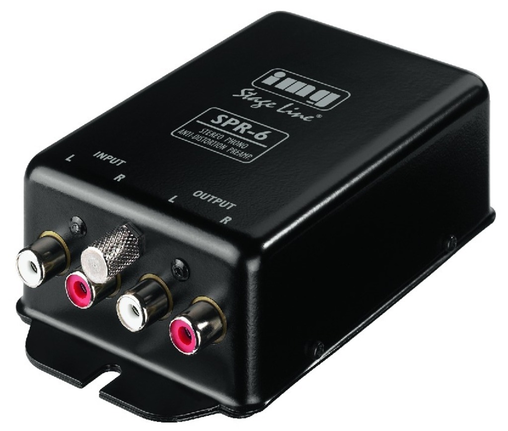 IGTEK - IMG STAGE LINE SPR-6 PREAMPLIFICATORE ANTI DISTORSIONE STEREO PHONO X GIRADISCHI