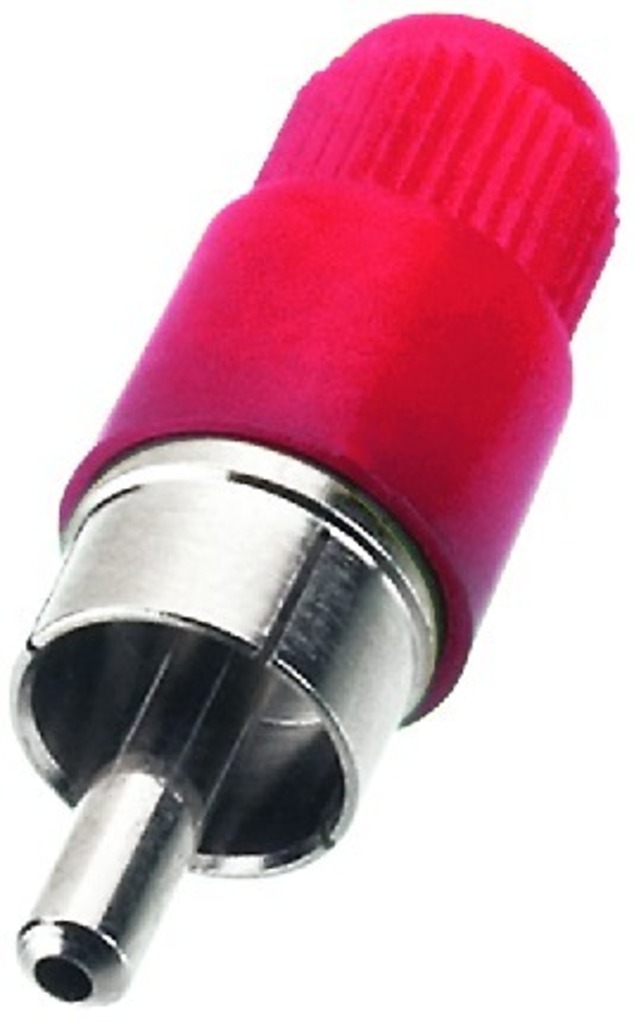 IGTEK - MONACOR T-700G/RT CONNETTORE RCA MASCHIO ROSSO - PASSACAVO 5,5MM X AUDIO VIDEO