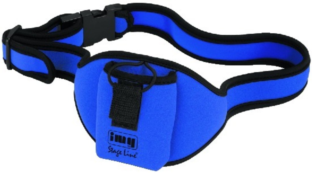 IGTEK - IMG STAGE LINE TXS-10BELT BORSA MARSUPIO PER RADIOTRASMETTITORI TASCABILI - BLU