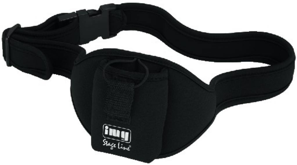 IGTEK - IMG STAGE LINE TXS-10BELT/SW BORSA MARSUPIO X RADIOTRASMETTITORI TASCABILI -NERO