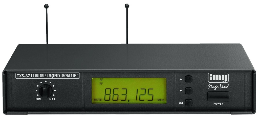 IGTEK - IMG STAGE LINE TXS-871 RICEVITORE UHF PLL HQ X MICROFONO - 863.125 > 864.875 MHZ