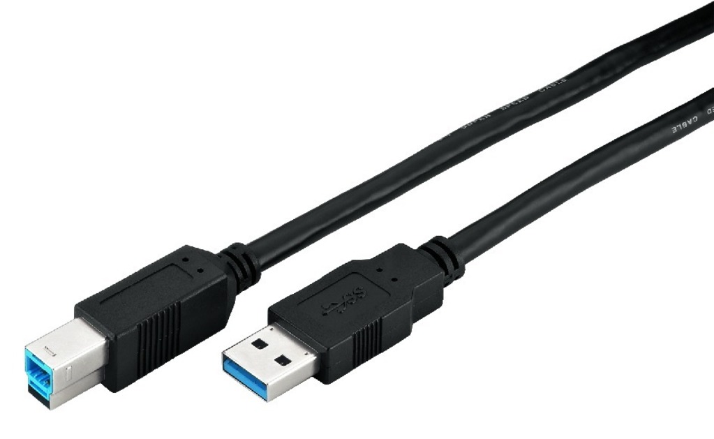 IGTEK - MONACOR USB-302AB CAVO USB 3.0 1,8 METRI TIPO A SU TIPO B - VELOCITA' 5 GBIT/S