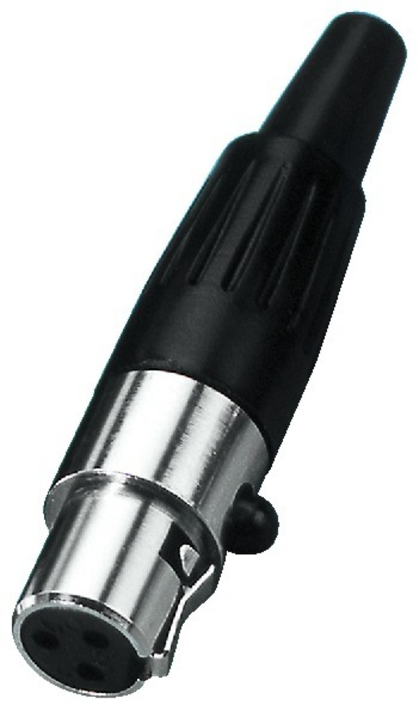 IGTEK - MONACOR XLR-307/J CONNETTORE MINI XLR 3POLI FEMMINA PER CAVI DA 3,5MM CON BLOCCO