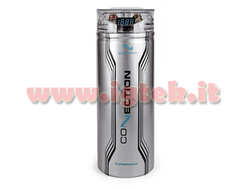 IGTEK - CONNECTION AUDISON CONDENSATORE 2.5 FARAD SUPERCAP CON VOLTMETRO SSF2.5DGT